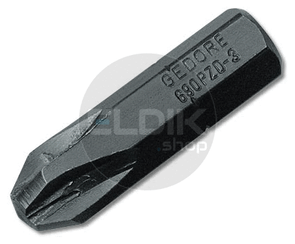 Gedore 690 PZD 4 S-010 Schroefbit Pozidrive, 10 Dlg - PZ4 - 6553680