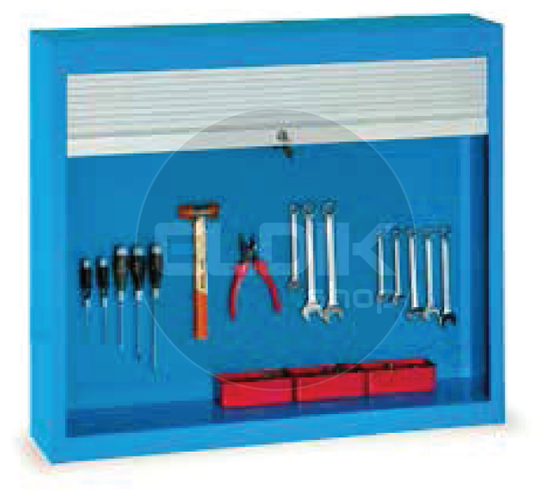 E-Tools | premium line 70060 Rolluikkast | B1400 x D200 x H900 mm | Blauw (gebruikt)