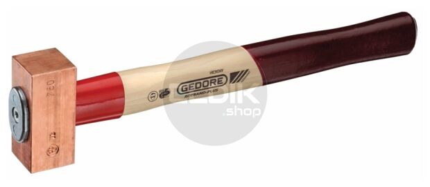 Gedore 622 H-1000 Koperen Hamer – Hickory Steel 1000 g - 8672680