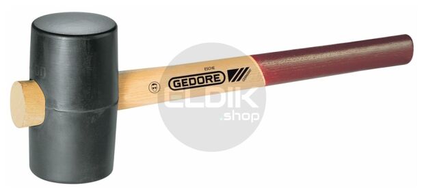 Gedore 227 E-3 Rubber Hamer – Hickory Steel 75 mm - 8827040