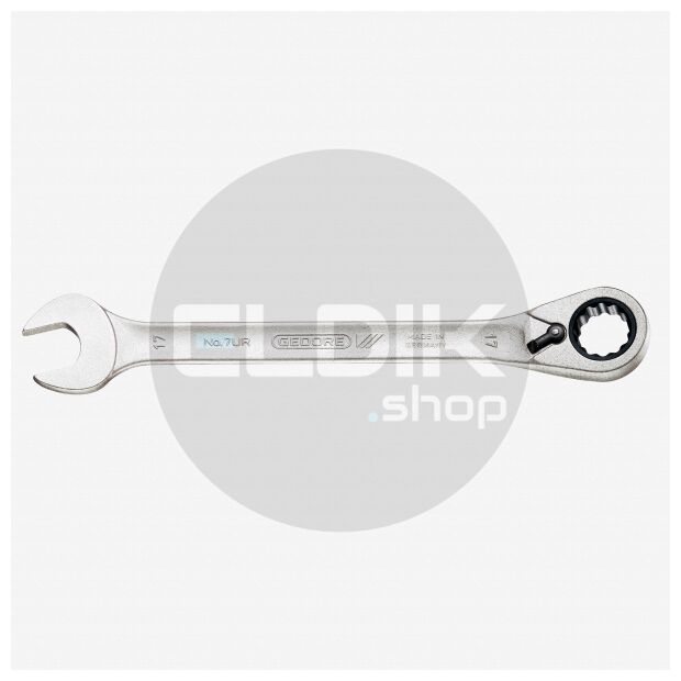 Gedore 7 UR 15 Omschakelbare Ringratel Steeksleutel 15 mm - 2297329