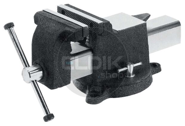 E-Tools Bankschroef 200 mm | met draaiplateau