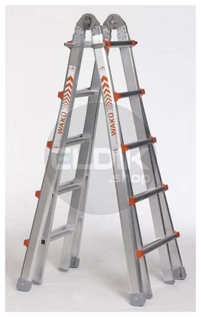 Waku 102 Telescoopladder 4x5 - 1413800102
