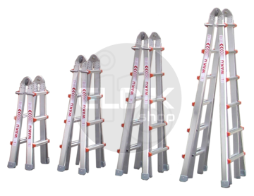 Waku 102 Telescoopladder 4x5 - 1413800102