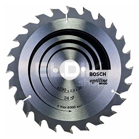 Bosch F00Y145203 Cirkelzaagblad voor Hout | 190 x 30 T24 - 2608641185