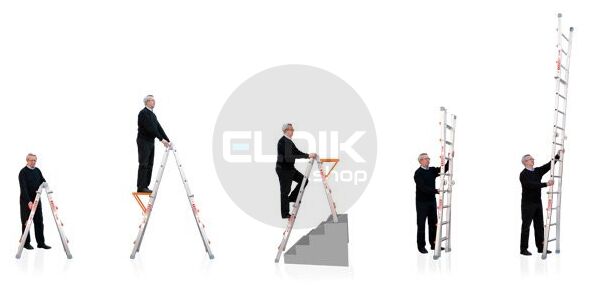 Waku 103 Telescoopladder 4x6 - 1413800103