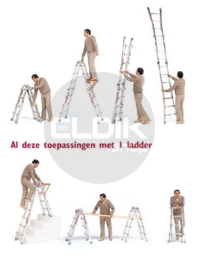 Waku 103 Telescoopladder 4x6 - 1413800103