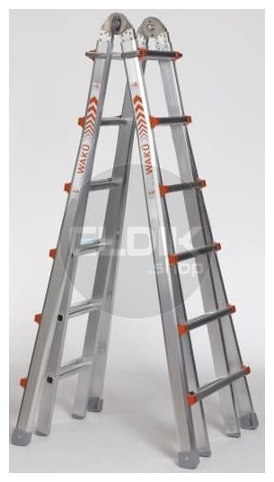 Waku 103 Telescoopladder 4x6 - 1413800103
