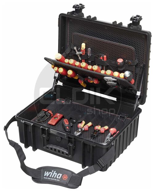 Wiha 40523 Gereedschapset elektricien Competence XL assorti 83-delig incl. koffer - 9300702