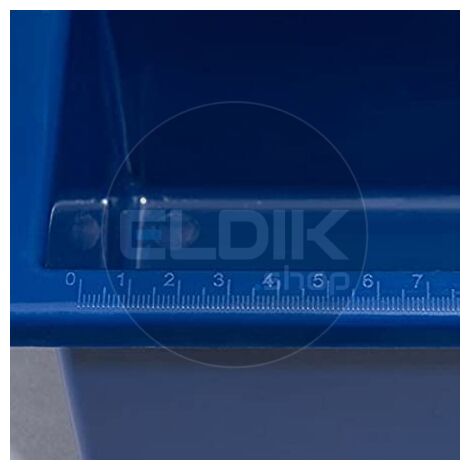 E-Tools 177151 Pluggenbak met aluminium beugel - 395 x 295 x 215 mm - blauw