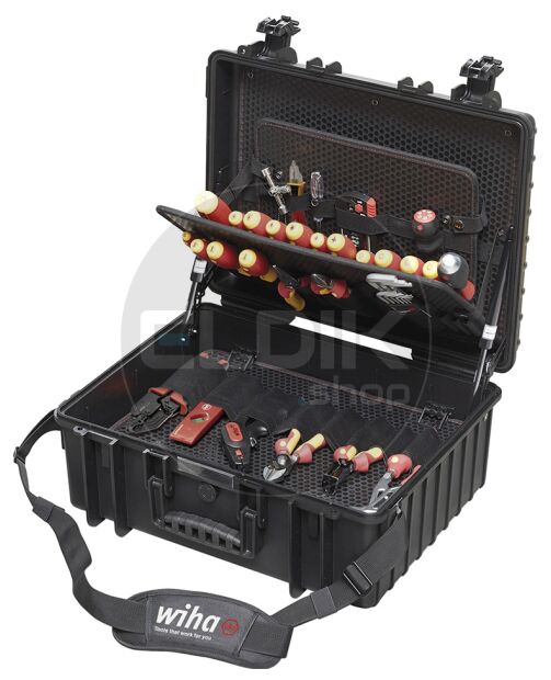 Wiha 40523 Gereedschapset elektricien Competence XL assorti 83-delig incl. koffer - 9300702