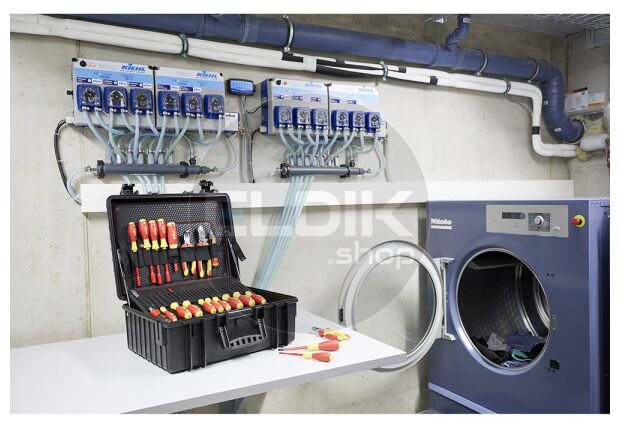Wiha 40523 Gereedschapset elektricien Competence XL assorti 83-delig incl. koffer - 9300702