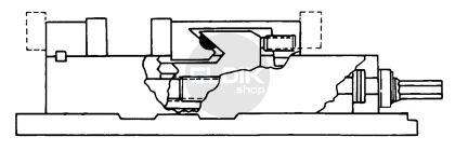 Vertex VA-8 Mechanische freesklem / machineklem - 790000080 (overjarig model)