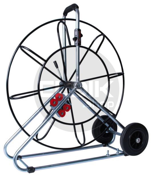 Runpotec 20405 Haspel diam. 730mm verzinkt/gepoedercoat t.b.v. 7,5mm en 9mm Glasvezel Trekveer