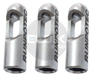 Runpotec 20487 Set RVS Trekogen diam. 7mm RTG6 t.b.v. Glasvezel Trekveeren 4,5mm en 6mm (3 stuks)