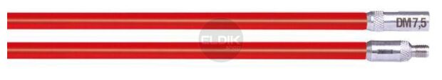 Runpotec 10045 RunpoStick rood 7,5mm 2 x 1m