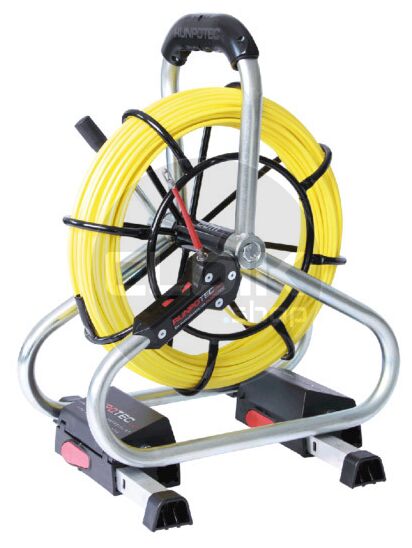 Runpotec 10052 Profi-set Glasvezel Trekveer diam. 4,5mm RTG6, 30m incl. Haspel