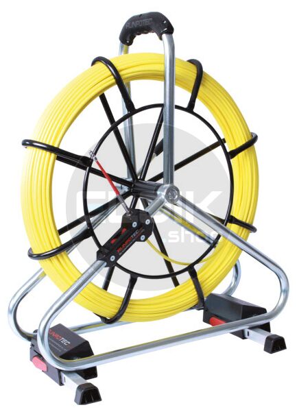 Runpotec 10061 Profi-set Glasvezel Trekveer diam. 6mm RTG6, 50m incl. Haspel