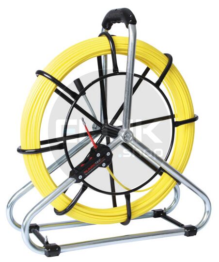 Runpotec 10064 Standaard set Glasvezel Trekveer diam. 6mm RTG6, 60m incl. Haspel