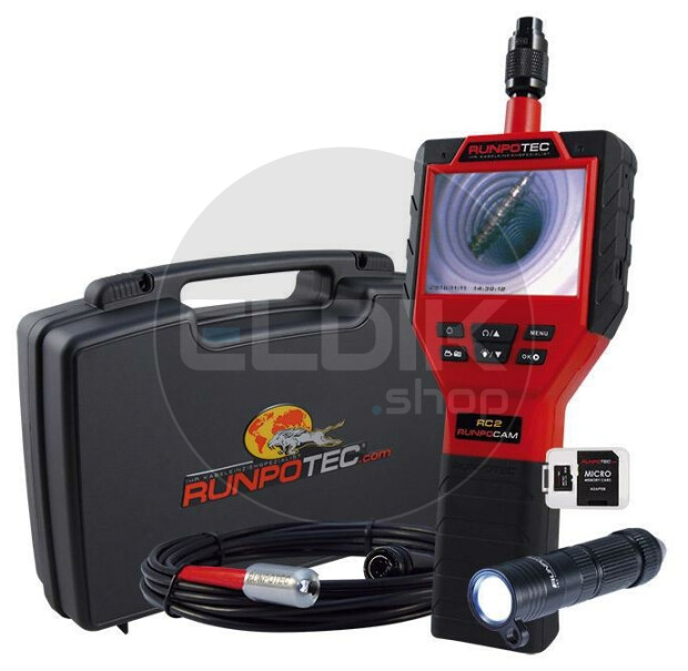 Runpotec 11137 ACTIESET Inspectiecamera RC2 30m + Runposticks - Comfort Pakket