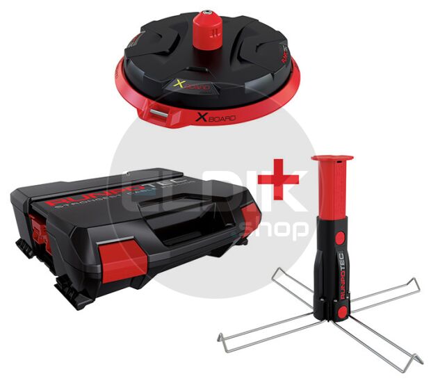 Runpotec 10170 X Board XB300 Kabelafroller met Centreerdoorn in koffer