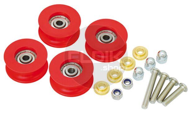 Runpotec 20646 Onderdelenset t.b.v. Glasvezel Trekveer 7,5mm,9mm en 11mm