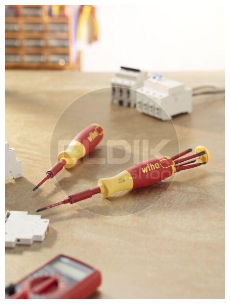 Wiha 283109022 Schroevendraaier met bitmagazijn LiftUp electric TORX® met 6 slimBits. - 41157