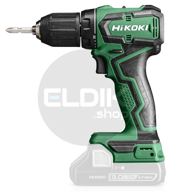 Hikoki DS18DDW4Z Accu boor-schroefmachine - 18V - 55 Nm - In kartonnen doos. Exclusief accu's en lader.