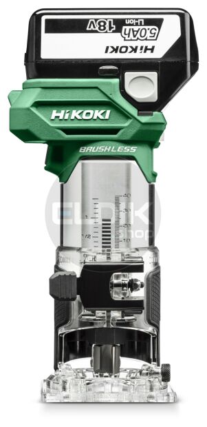 Hikoki M1808DAWPZ Accu kantenfreesmachine- 18 V / 2 x 5.0 accu's / HSC III