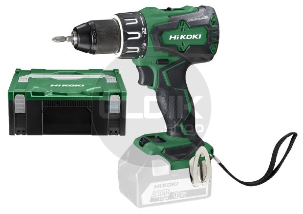 Hikoki DV18DBSLW6Z Accu klop-boor-schroefmachine - 18 V / 70Nm - Exclusief lader en accu's - HSC II koffer