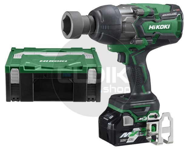 Hikoki WR36DAWRZ Accu slagmoersleutel - 36 V / 2 x 2.5 Ah / 1.180 Nm / 3/4" - HSC III koffer