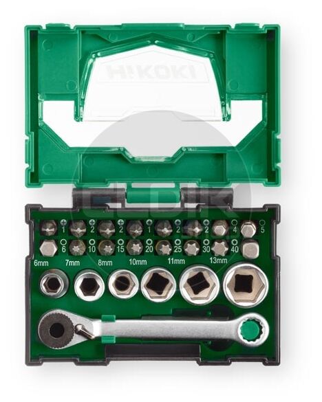Hikoki 40030020 24 Delige Bit - Doppenset 1/4"