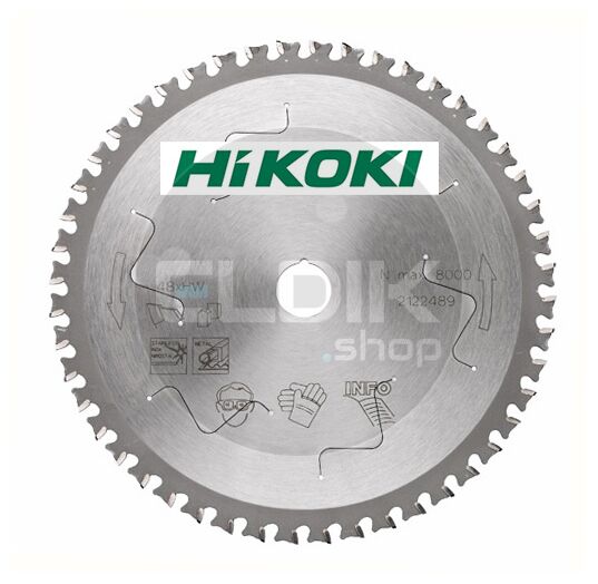 Hikoki 752449 Cirkelzaagblad HM voor Aluminium en Laminaat | 216 x 30 Z60