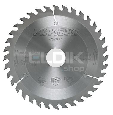 Hikoki 752438 Cirkelzaagblad HM voor Hout | 190 x 30 Z48