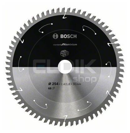 Bosch 2608837780 Cirkelzaagblad voor Aluminium | 254 x 30 T68