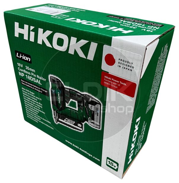 Hikoki NP18DSALW4Z Accu pin nailer 18V / 23 gauge  - exclusief lader en accu's
