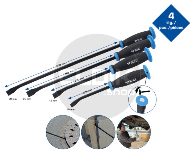 Brilliant Tools BT091004 Breekijzerset, 4-dlg