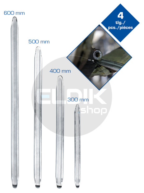 Brilliant Tools BT691100 Bandmontageijzerset, 4-dlg
