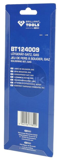 Brilliant Tools BT124009 Gassoldeerapparaatset
