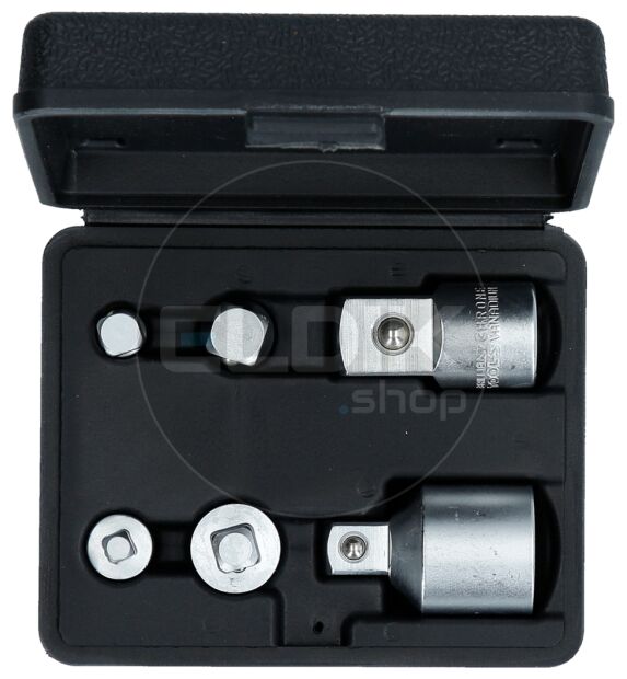 Brilliant Tools BT024006 Adapterset, 6 dlg, 1/4" + 3/8" + 1/2" + 3/4"