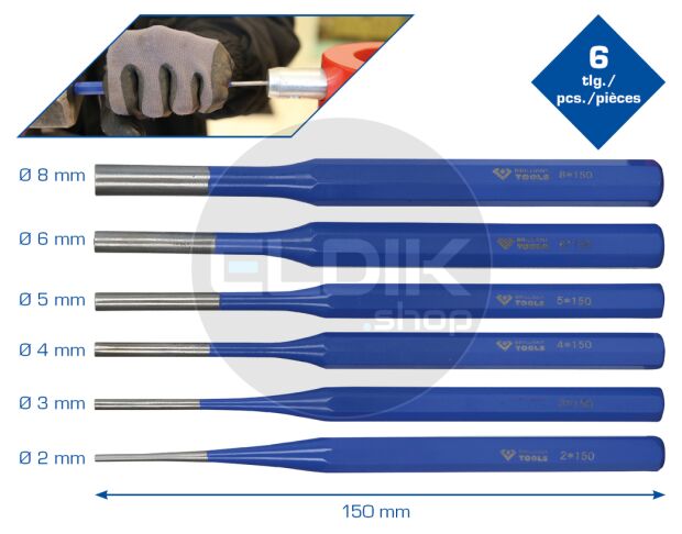 Brilliant Tools BT085006 Drevelset, 6 dlg