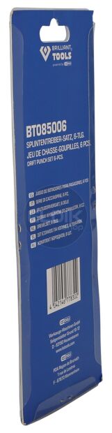 Brilliant Tools BT085006 Drevelset, 6 dlg