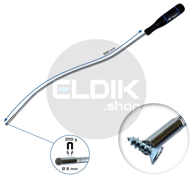 Brilliant Tools BT115906 Flexibele magneetheffer, 200 g
