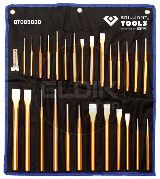 Brilliant Tools BT085030 Beitel- en drevelset, 28 dlg