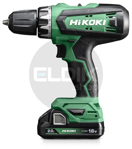 Hikoki DS18DFWCZ Accu boor-schroefmachine 18v, 53nm, mv, 2x 18v 2.0ah in kunststof koffer