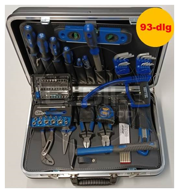 Heytec 50867500100 93 Delige Gevulde Gereedschapskoffer