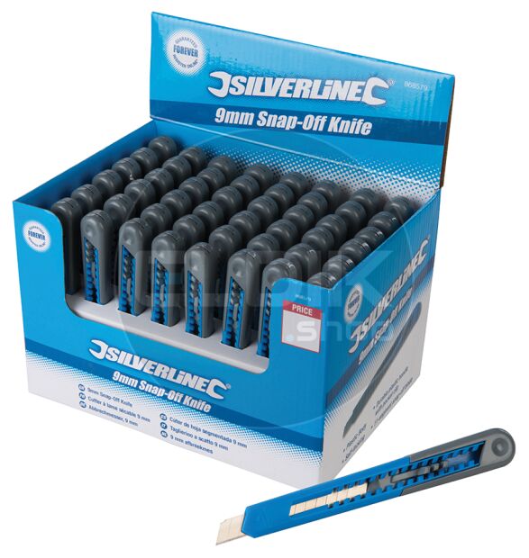 Silverline 868579 9 mm afbreekmes