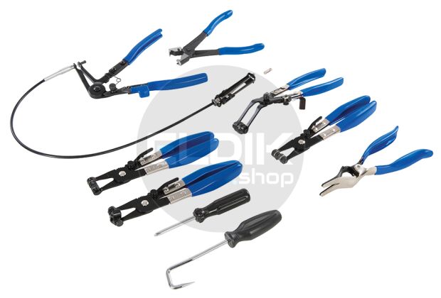 Silverline 70442 9-delige slangklem tangen set | 18-54 mm