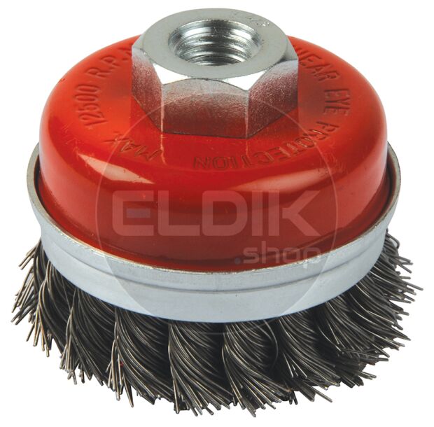 Silverline 675339 Komborstel met getordeerd draad | 80 mm