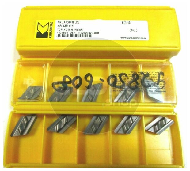 Kennametal KNUX 150410L25 KCU10 Wisselplaatjes voor beitel - NPL13M10N